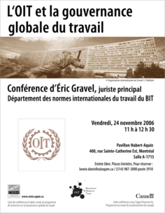 Affiche de la conférence