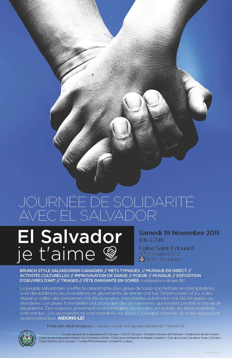 Journée de solidarité pour El Salvador
