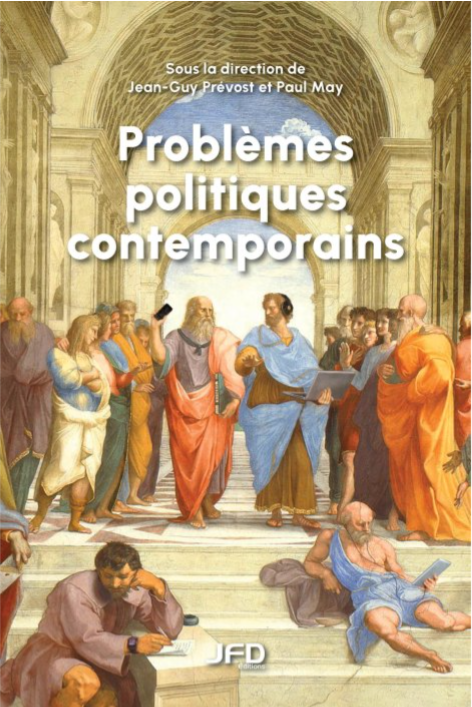 première de couverture de l'ouvrage collectif intitulé "problèmes politiques contemporains" paru en 2023