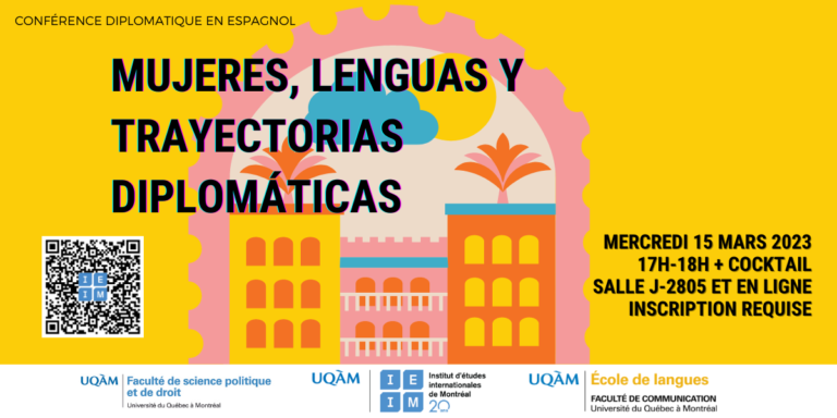 affiche : Mujeres, lenguas y trayectorias diplomáticas