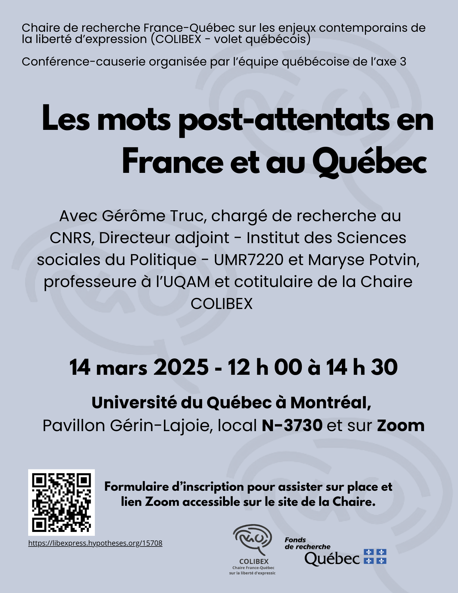 Les mots post-attentats en France et au Québec - Institut d'études ...