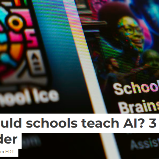 How should schools teach AI? 3 models to consider